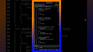 peek operation on stack using arrays #dsa #peekoperation #peek #c #stackusingarray #coding #C