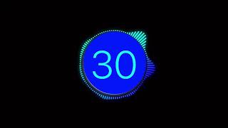 Countdown Timer 60 sec  v 456  circle equalizer effects with sound HD 4k