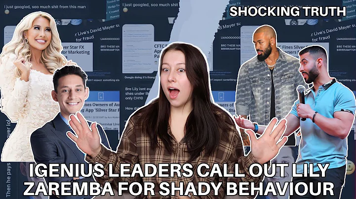 IGENIUS LEADERS CALL OUT LILY ZAREMBA FOR SHADY BEHAVIOR