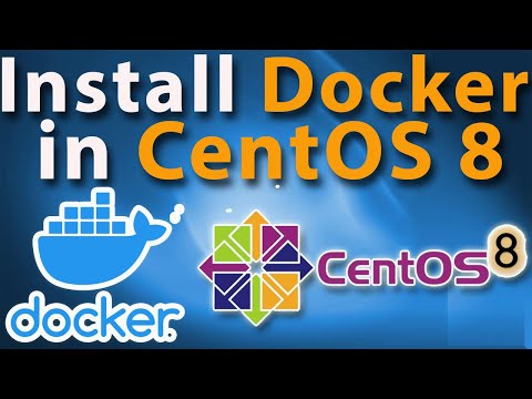 How to install DOCKER in CENTOS 8