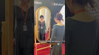 Elevate your events with the PhoPrint Big Mirror Booth! 🪵✨ #photobooth #phoprint