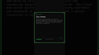 What is SSH and how does it work?