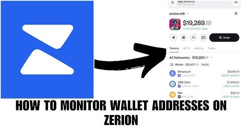 How to monitor wallet address on Zerion Wallet
