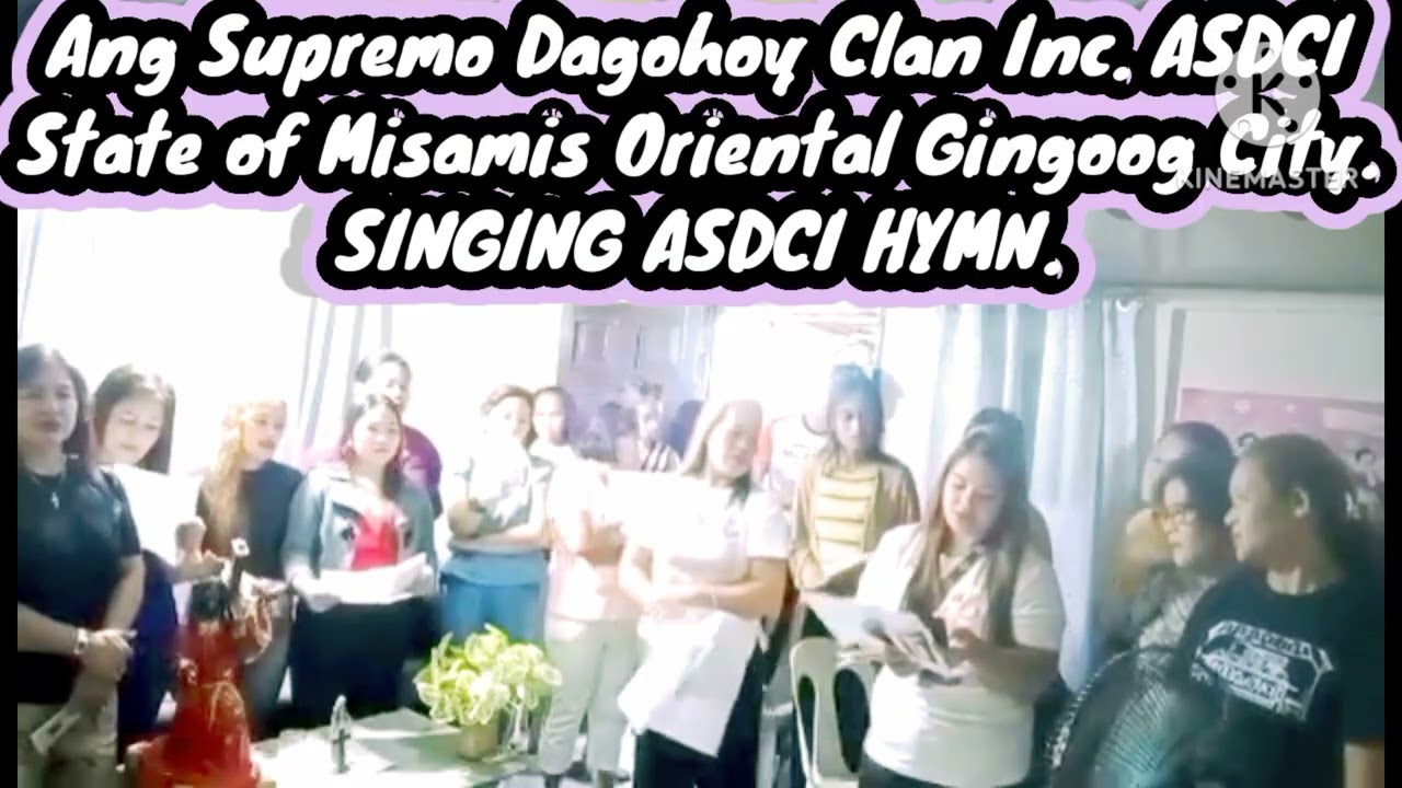 State of Misamis Oriental, Gingoog City, Singing ASDCI HYMN, ANTHEM, SONG, FOR OATH TAKING CEREMONY.