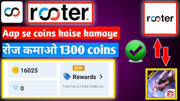 Rooter App Unlimited Coin Trick 2022 | Rooter App Se Coin Kaise Kamaye 2022 | Rooter App Coin Trick