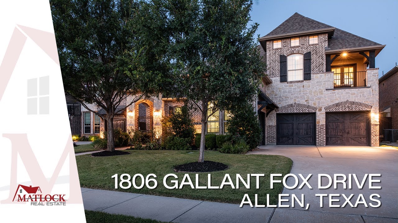 1806 Gallant Fox Drive, Allen, Texas Stunning Estate in the Heart of