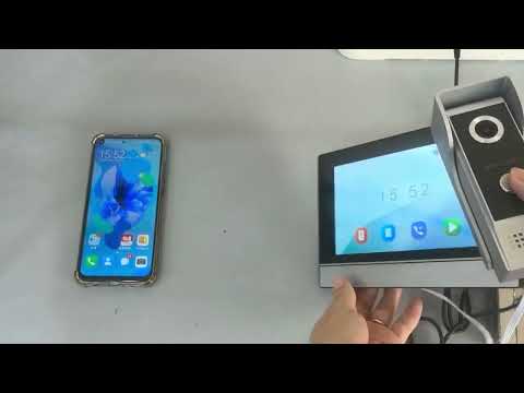 Видео домофон Wi-Fi GAMWATER AHD-7024B-AHD-M6 PRO, сенсорный экран 7-дюймов, тачскрин, приложение "Tuya APP", видео 1