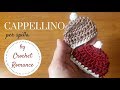 Spilla cappellino uncinetto  tutorial by crochetromance