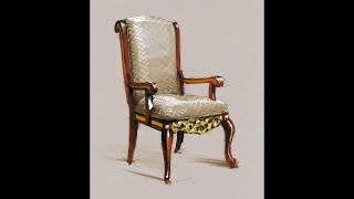 Hand Rendering, Royal Armchair (Full), 230112