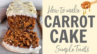 How to make a super moist Carrot Cake Recipe Shorts