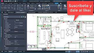 Tips Autocad | Manejo de polilínea | Cambiar grosor de una polilínea | Comando de propiedades.