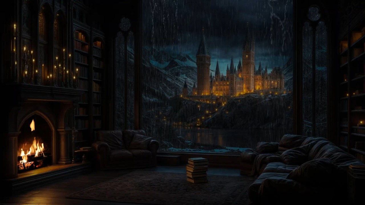 🏰Royal Rainy Night Ambience | Fall Into Deep Sleep😴Heal Stress & Anxiety • Goodbye Insomnia (No Ads)