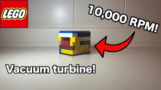 Building And Testing a LEGO Vacuum Turbine!