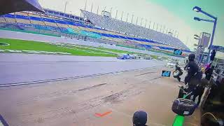 NASCAR pit stop helmet cam Kentucky 2020