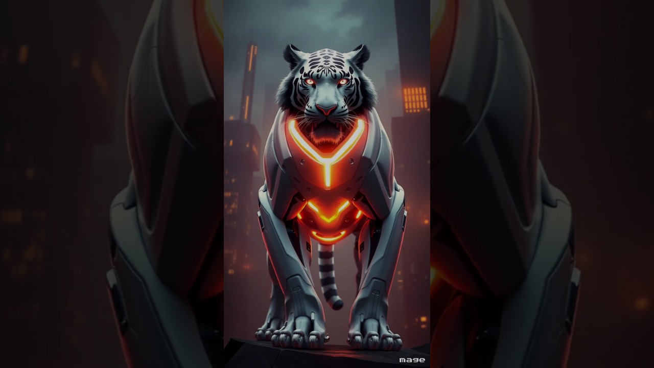 Ai Fusion Futuristic animals 