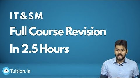 IT & SM Quick Revision By CA Harish Krishnan || CA IPCC