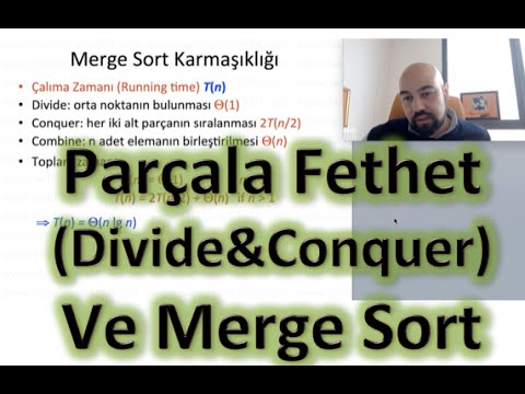 Birleştirme Sıralaması (Merge