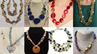 Modern Meets Handmade Mind-Blowing Disc Bead Necklace Designs & Ideas