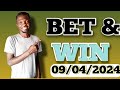 FOOTBALL PREDICTIONS TODAY 09/04/2024 SOCCER PREDICTIONS TODAY | BETTING TIPS, #footballpredictions