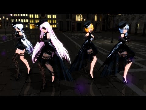 【MMD】『チェリーハント』【巡音ルカ】Miku/Luka/Haku/Neru【VOCALOID】1080p60s
