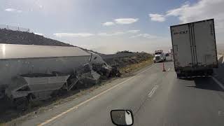 Winnemucca, Nevada I-80 both directions trucks accidents. September 18 2021. Early afternoon.