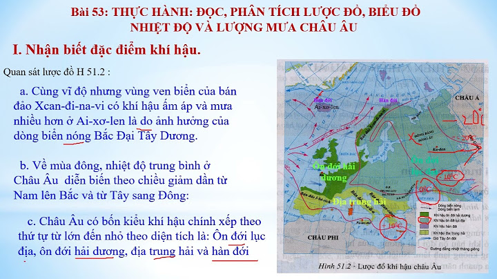 Giải bài tập thực hành bài 53 địa lý 7