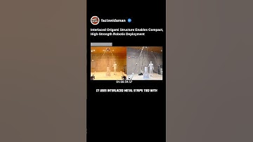 Origami-Inspired Interlaced Design Unlocks Compact and Powerful Robotic Structures #robot #shorts