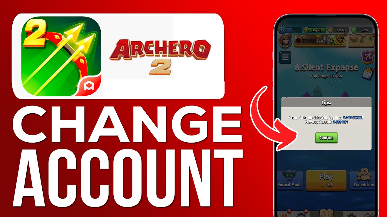 How To Change Account In Archero 2
