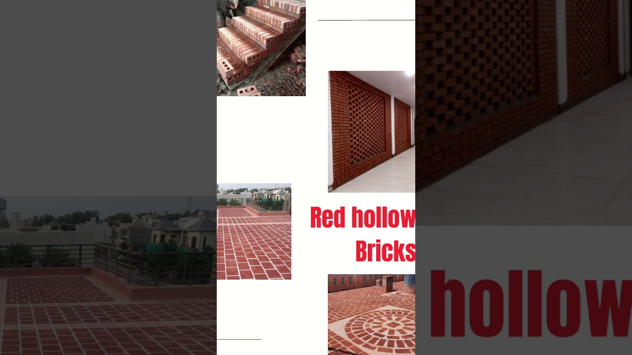 Red Hollow Bricks 🧱 