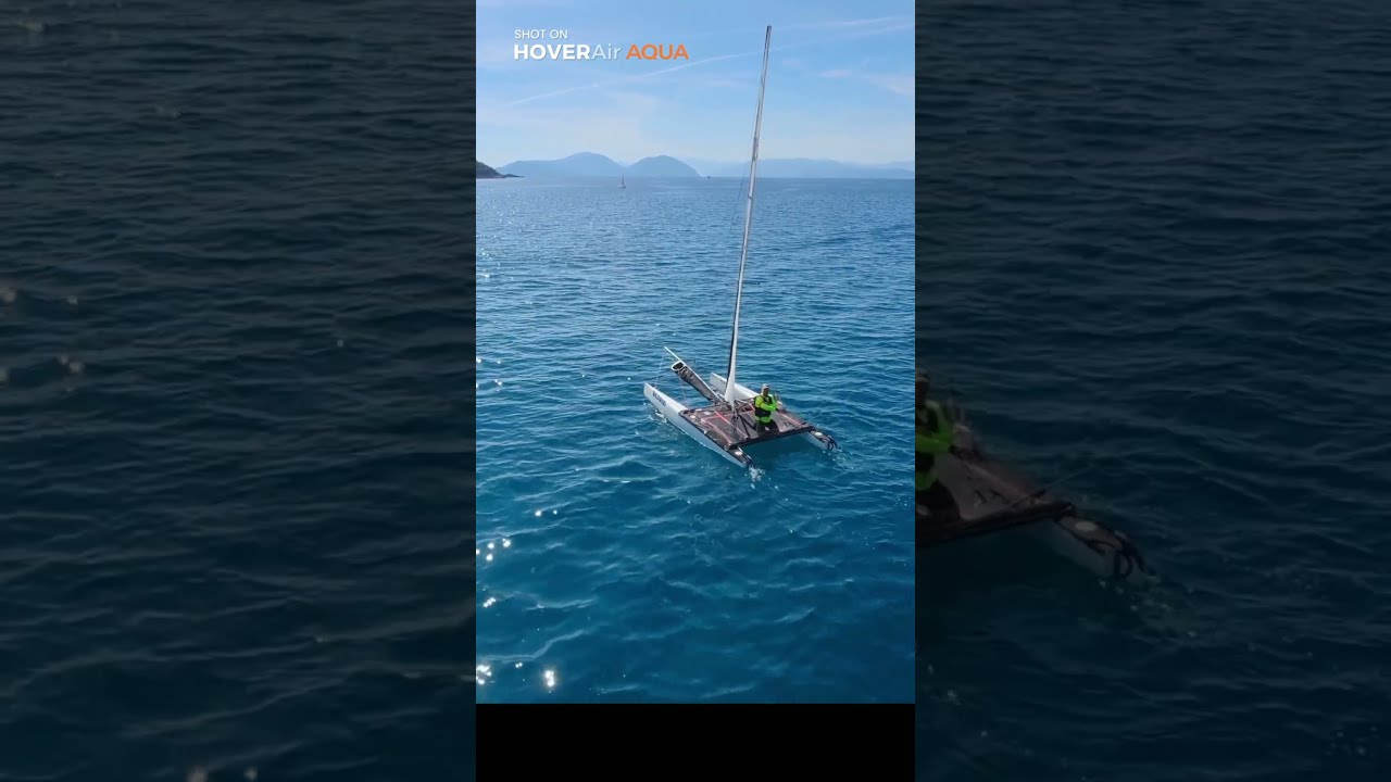 How to Recover the HOVERAir AQUA While Catamaran Sailing