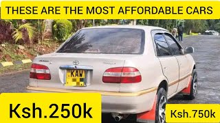 THESE CARS ARE VERY AFFORDABLE (Ksh.250k to 750k)0714802513