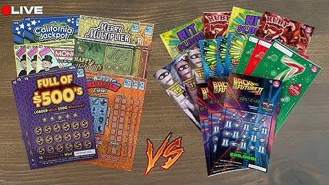 $200 LIVE BATTLE!! California VS Australia Scratch Tickets With Courtney!! Aussie Scratch ’em