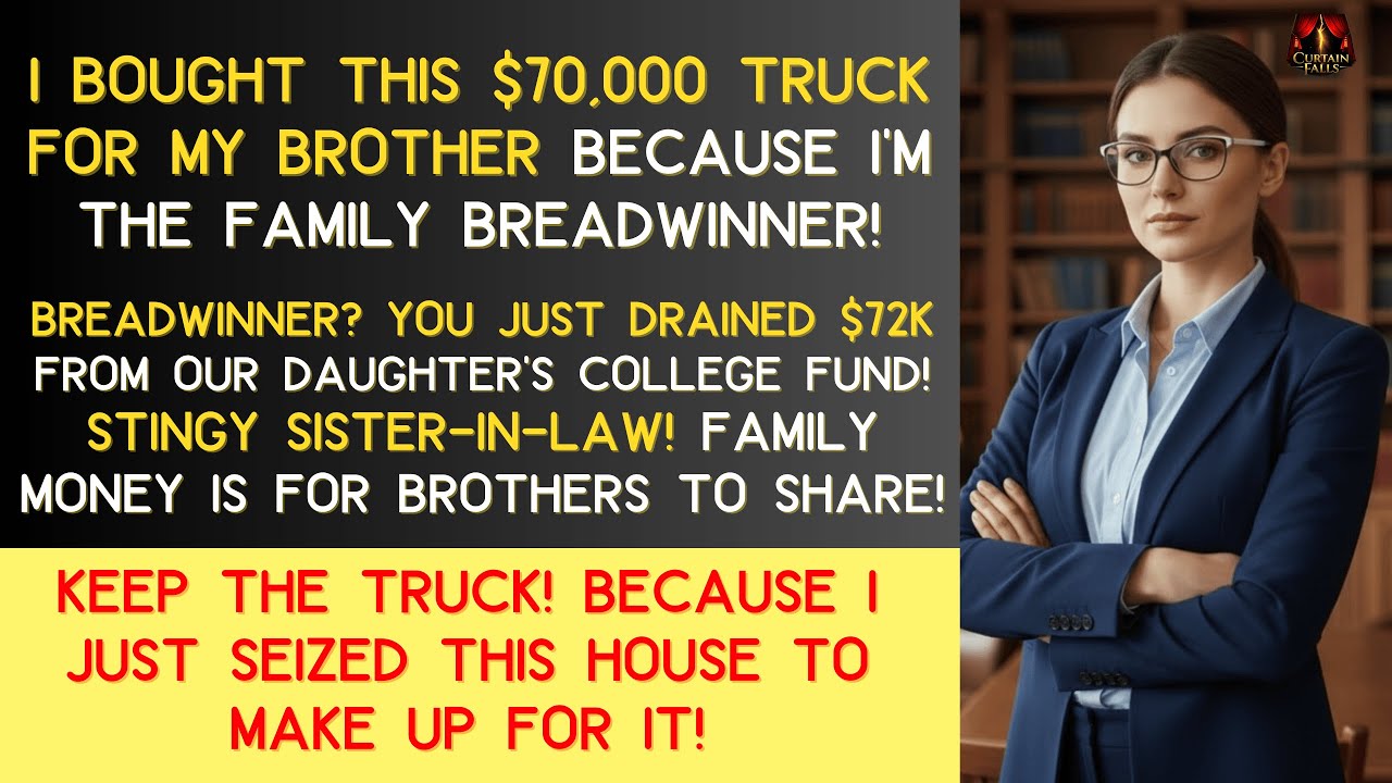 My husband stole our daughter's college funds to lend to his brother to buy a car—I made him work...