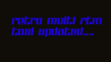 Retro Multi RTM Tool Updated...