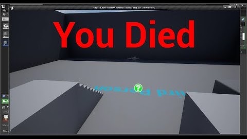 Create a defeat zone-Ragdoll-DeathHUD-Restart Game [Unreal Engine4]