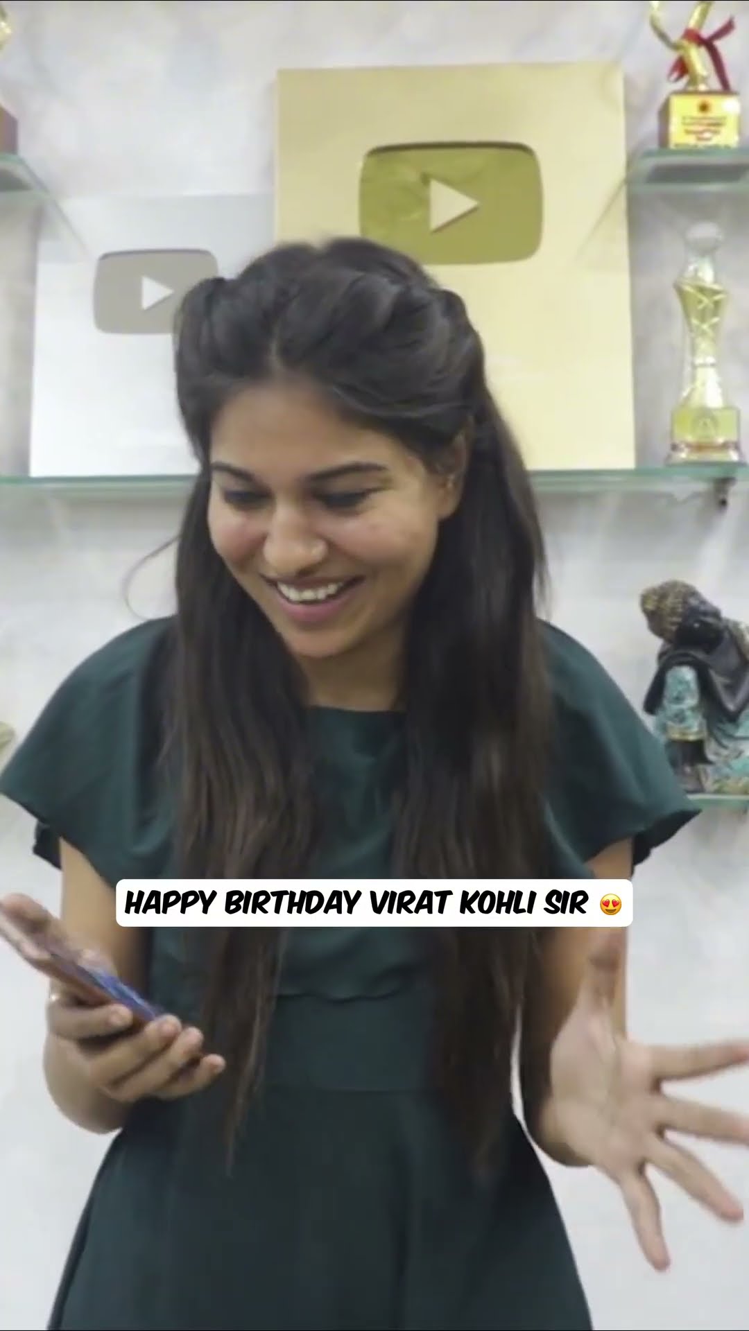 Happy Birthday VIRAT sir ? #shorts #artistshikhasharma #viratkohli