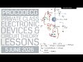 ProCodeCG Private Coding Class - Hanif - Electronic Devices & Circuit Theory - #5/10 - 5 June 2026