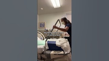 Thumbnail of Squatting bars on labor/delivery a bed! #shorts