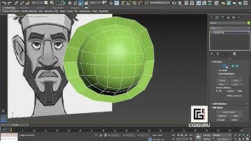 Max Face Modeling Part 1 #3dsmaxmodeling #3dsmax #3dsmax2018 #3dmodeling #3danimation #3d
