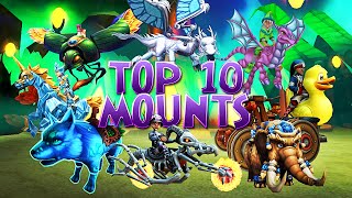 My Top 10 Favorite Mounts in Wizard101