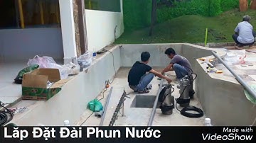 Quy trình lắp đặt đài phun nước nghệ thuật cho quán cafe ✅ PHUN NƯỚC PHONG VIỆT