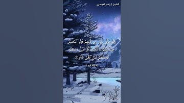 سورة الرعد ( ٤١ - ٤٣) / ياسر الدوسري