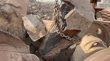 BIG ROCK 🪨 Crusher Machine - FULL Powerfull Process A Giant in Action-Big Rock Crushing 