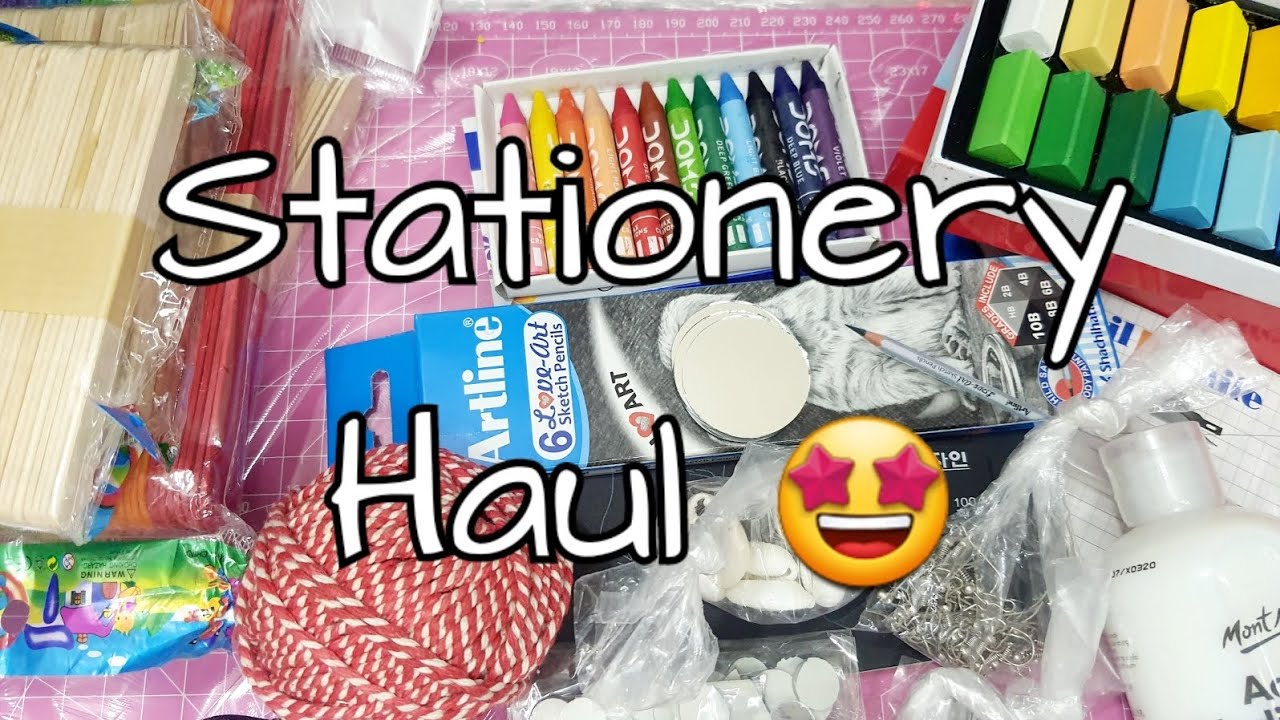  Unboxing Stationery Haul youtube stationeryhaul unboxing 