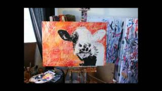 MARJORIE THE COW PAINTING - Progression Slideshow - Stephen Quick