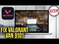 How To Fix Valorant VAN 9101 Attestation failure