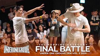Farlina (SG) vs Melman (KR) | 1v1 Popping Final Battle | Under One Groove Jam Vol. 5 2026 | RPProds