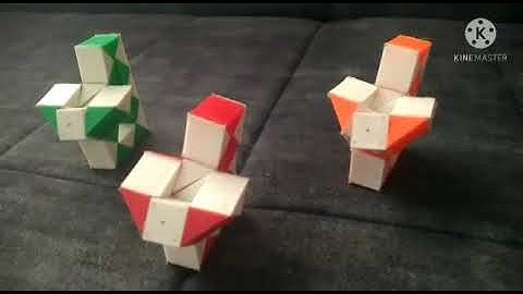 How to make a TOILET BOWL from the 24 Pieces Snake cube/SLOW TUTORIAL/BRAIN TWISTER