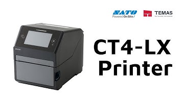 MÁY IN SATO CT4 LX: MÀN HÌNH CẢM ỨNG, TỐC ĐỘ IN NHANH