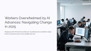 Workers Overwhelmed by AI Advances Navigating Change in 2025